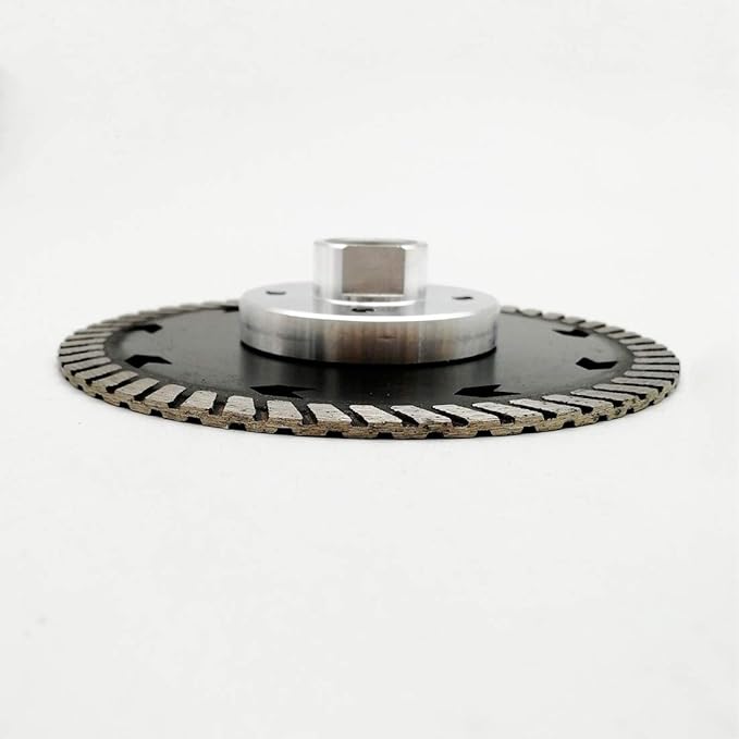 SHDIATOOL Diamond Cutting Blades Two-in-One Design 4-1/2 Inch Granite Turbo Disc Cut Grind Sharpen Marble Concrete and Bricks 115mm (2-Pack)