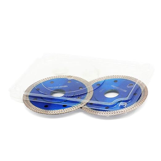 Super Thin Diamond Tile Blade Porcelain Saw Blade for Cutting Porcelain Tile Granite Marbles (4"-2pc/Box)