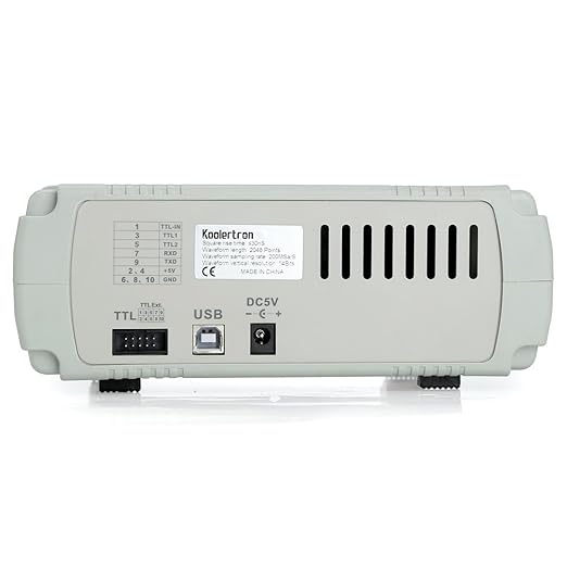 Koolertron Upgraded 30MHz DDS Signal Generator Counter,High Precision Dual-Channel Arbitrary Waveform Function Generator Frequency Meter 200MSa/s (30MHz)