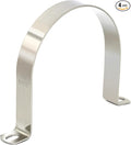 OD 3-15/16" Conduit Clamp 304 SS 2-holes U Pipe Bracket, Tube Clamps for Large Cable/Pipe, Heavy Duty Pipe Clamp | OD 3-15/16" | 4 pcs