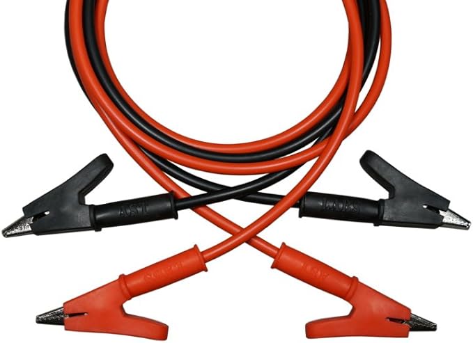 Test Lead SILICONE Alligator Clip Heavy Duty to Alligator Clip Heavy Duty (5 ft)