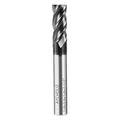 1/4" Carbide End Mill Bits Set for Alloy & Hardened Steels - Hrc55 Micro Grain, 4-Flute Milling Cutter with AlTiN Coating, CNC Router Bits, High-Performance Milling Bits