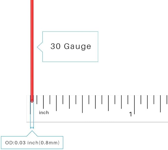 BNTECHGO 30 Gauge Silicone Wire Spool red 25ft and Black 25ft Flexible 30 AWG Stranded Tinned Copper Wire