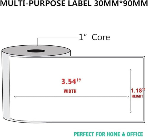 200 Pcs Cable Labels - Waterproof Wire Cord Label, Tear Resistant Wire Labels, Self Adhesive Cord Organizing Label, for Cable Management, Compatible with PUQU AQ20 Label Makers(White) 30 * 90mm