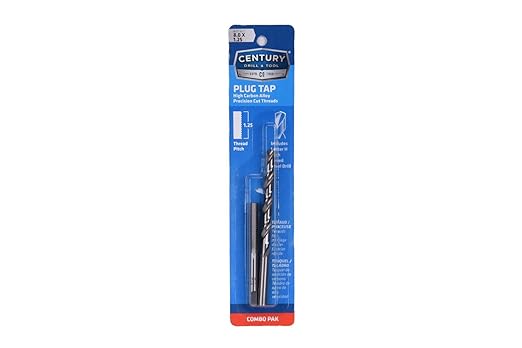 Century Drill & Tool 97413, 8.0 X1.25 TAP & H Drill