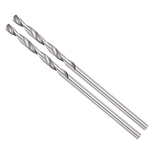 Drill Bit, 1.5mm Cutting Diameter, 4241 HSS 118° Cutting Angle Uncoated Bright Versatile Jobber Bits - (Applications: for Drilling Plastic Wood Soft Metal), 2-Pieces