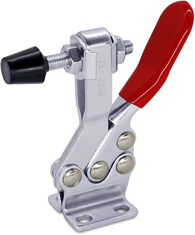 3PCS 225D 500lbs Holding Capacity Horizontal Toggle Clamp Quick-Release Horizontal Clamp,Crosscut Sled clamps for Woodworking,Hold Down Clamp for Welding & Drill Press Cam Clamp for Mechanic