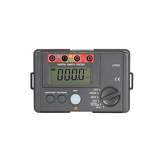 ATO Digital Ground Resistance Tester, 0-2000Ω/4000Ω Digital Earth Resistance Meter