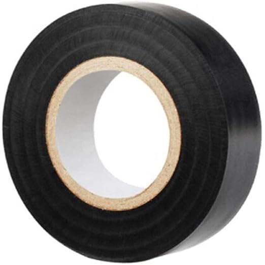 QILIMA Black Electrical Tape, 3/4 in x 66ft, Industrial Grade Electrical Tape Electric Super Vinyl,10-Pack