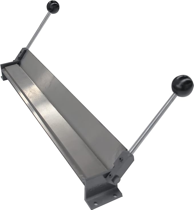 KAKA INDUSTRIAL Sheet Metal Brake, 18-Inch Sheet Metal Bender, 18-Gauge Mild Steel Capacity, Portable Bending Brake 0-90 Degree Bending Angle Adjustable Aluminum Brake W-1818