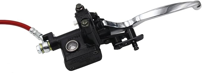 ATV Rear Hydraulic Brake Assembly Master Cylinder Caliper Pads for 50cc 70cc 90cc 110cc 125cc 150cc 200cc 250cc Go Kart Quad Dirt Bike Buggy