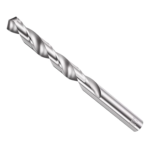 Drill Bit, 11.5mm Cutting Diameter, 4241 HSS 118° Cutting Angle Uncoated Bright Versatile Jobber Bits - (Applications: for Drilling Plastic Wood Soft Metal), 1-Pieces