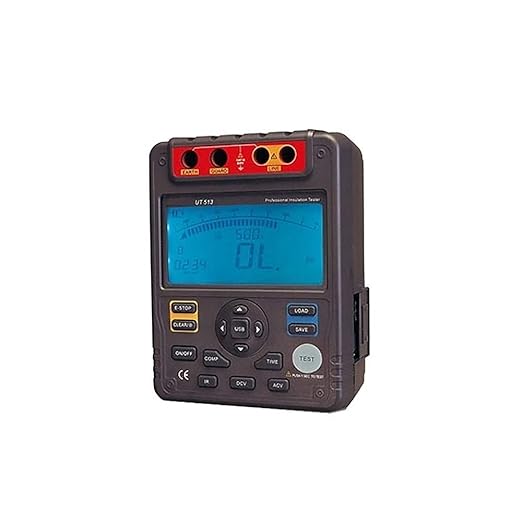 ATO Portable Digital Insulation Tester, 500V/1000V/2500V/5000V, for Electrical Equipment Diagnostic Testing and Maintenance