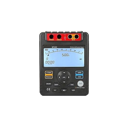 ATO Portable Digital Insulation Tester, 500V/1000V/2500V/5000V, for Electrical Equipment Diagnostic Testing and Maintenance