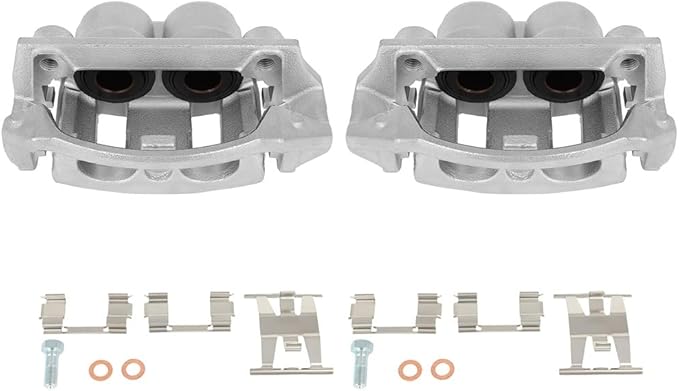 SCITOO Front Brake Caliper With Bracket 18B4751, 18B4750 Compatible For Ford For F-150 1999-2003, For Ford For F-150 Heritage 2004, For Lincoln Blackwood 2002