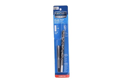 Century Drill & Tool 97518, 11.0X1.50 TAP & 3/8 Drill