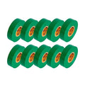 GTSE Green Electrical Tape, 10 Rolls – Waterproof, Industrial Grade Vinyl, 3/4 in x 66ft– Strong Self-Adhesive PVC Electric Tape for Wire Insulation, 7 Mil, 600V – UL/CSA Listed