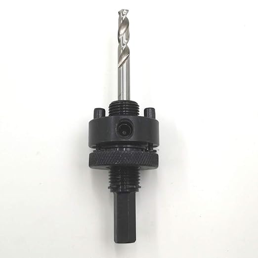 Bi-Metal Hole Saw Arbor Mandrel 3/8" Hex Shank with High Grade Pilot Drill bit