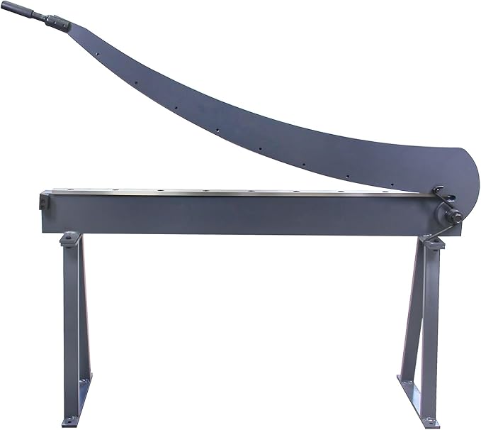 KAKA INDUSTRIAL Guillotine Metal Shear, 52-Inch Cutting Capacity,16 Gauge HS-52 Sheet Metal Cutter with Stand for Industrial Fabrication and Construction