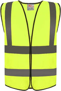 zojo High Visibility Reflective Vests,Adjustable Size,Lightweight Mesh Fabric, Wholesale Safety Vest for Outdoor Works