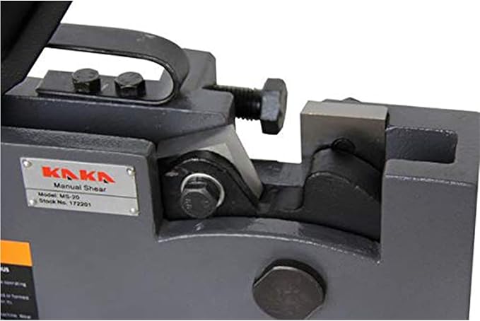 KAKA INDUSTRIAL MS-24 Manual Sheet Metal Shears - Cuts Square Steel, Rebar, Rod, Flat Bar, Round Steel up to 0.95 in / 24mm