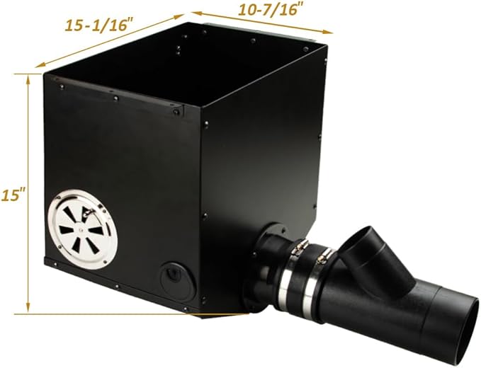 O'SKOOL Dust Collection Box with Router Table Dust Collection Kit