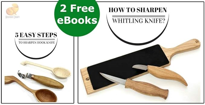 BeaverCraft Spoon Carving Blank BB1 Unfinished Wood for Whittling Tools, Spoon Carving Kit - Wood Carving Blocks Basswood for Crafts