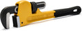 14 Inch Adjustable Pipe Wrench, Heavy Duty Carbon Steel with Heat Treated Serrated Jaw and Smooth Worm Gear, Ideal for Plumbing & Pipe Fitting