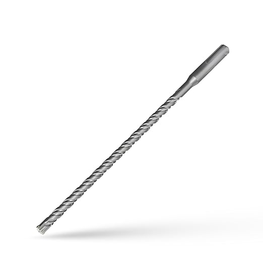 CSOOM SDS Plus Rotary Hammer Drill Bit 1/4"x10.24", Professional Concrete Drill Bit for Concrete, Brick, Stone and Cement Walls