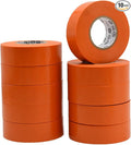 WOD ETC766 Professional Grade General Purpose Orange Electrical Tape UL/CSA Listed core. Vinyl Rubber Adhesive Electrical Tape: 1 inch X 66 ft - Use at No More Than 600V & 176F (Pack of 10)