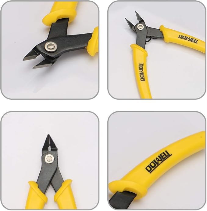 DOWELL Micro Cutter Flush Cutter Soft Wire Cutters Professional Cutting Copper And Aluminum Wire Cables