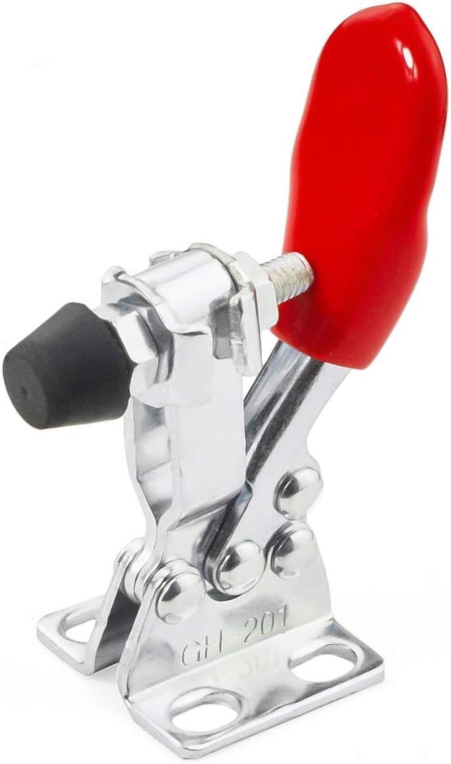 Push Pull Toggle Clamp Hand Tool 198Lbs Holding Capacity Antislip Horizontal Quick Release Heavy Duty Toggle Clamp Tool 6Pcs