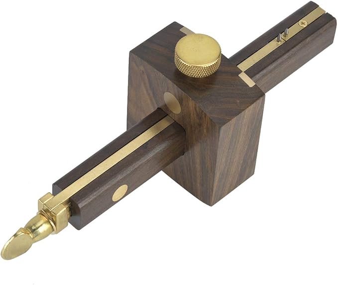 Adjustable Wood Marking Gauge,8 Inch Marking Gauge Woodworking Marking Gauge,Drawing Measuring Tools Scribing Marking Gauge Gauge for Carpenter Accessories