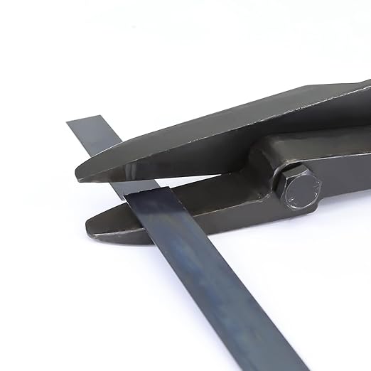 Heavy Duty Strapping Cutter - 24" High Carbon Steel Blade for Steel & Polyester (PET) Strapping up to 2" Width & 0.05" Thickness - Ergonomic Handle for Comfort & Precision Cutting