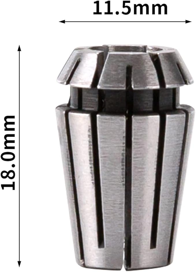 3PCS ER11 High Precision Spring Collet Set 1/4" 1/8" 1/16" for CNC Engraving Milling Lathe Chuck Tool