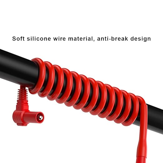 BES CAT III 2000V Voltage 20A Current Test Leads Probe Tip,for Digital Multimeter Electrical Voltmeter Currentmeter,Precision Cable Probe