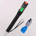 Visual Fault Locator 50KM Range, VFL Tester Kit - Includes Single Mode 9/125um FC Male to LC Female Adapter and Red Light Pen for Fiber Optic Cable Network Testing