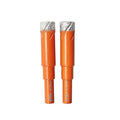 Dry Diamond Drill Bit Set,BGTEC 2pcs 12mm Hole Saw for Granite,Marble,Masonry, Concrete, Tile/Ceramic, Glass, Hard Plastic,Vacuum Brazed Diamond Core Drill Bit Kit