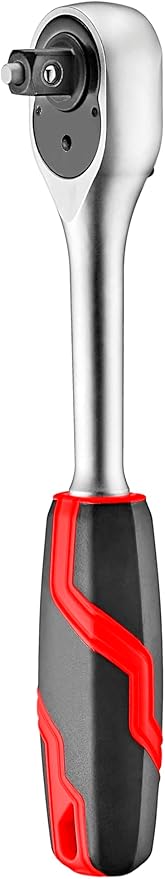 3 PCS Quick-release Reversible Ratchet Set, 1/4", 3/8", 1/2" Drive Ratchet Wrench, 72-Tooth Reversible Square Drive Socket Wrench