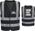 AYKRM 12 colour High visibility viz vest hi vis viz reflective work construction safety vest (XS-8XL)