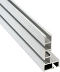 75 Type Table Saw Fence, Aluminum Miter Fence, Miter Gauge Fence, Multi T-Track Fence for Woodworking (Sliver)