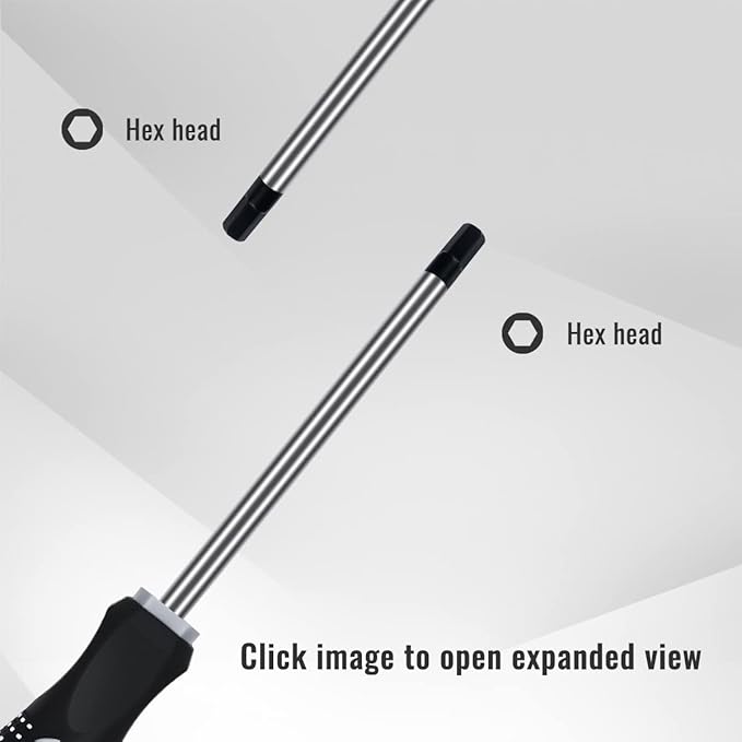 Hex Allen Wrench Screwdriver Set (10 Pack in Precision & Standard Metric Sizes 0.9mm 1.27mm 1.3mm 1.5mm 2.0mm 2.5mm 3.0mm, 4.0mm, 5.0mm, & 6mm) - Perfect for RC Cars, Quadcopters, & Helicopters