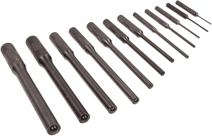 Mayhew Pro 61050 24-Piece Punch & Chisel Kit and 62254 12-Piece Pro Pilot Punch Kit