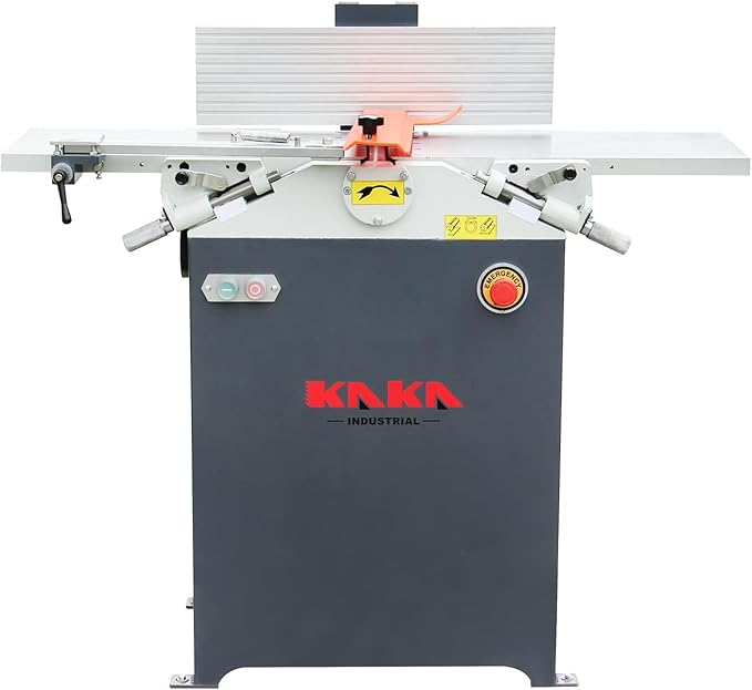 KAKA INDUSTRIAL WDP-4010, 10 inch Width,Woodworking Planer with Built in Mobile Base and Helical Cutterhead, 220V Motor