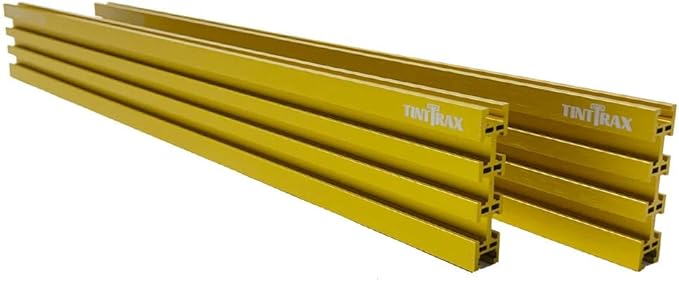 Multi T-Track - 3" Universal T-Track for Woodworking | Anodized Aluminum T Track Fence System | Woodworking Accessories | 36" Fence System (Set of 2) | Yellow