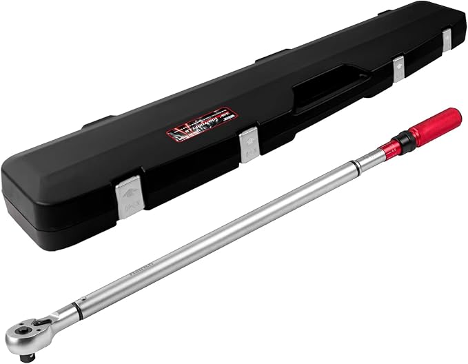 3/4-Inch Drive Click Torque Wrench, Dual-Direction Adjustable 48 tooth 100-700ft.lb/136-949Nm, Professional Inch Pound Torque Wrench, for Maintenance Tool and Product Assembly