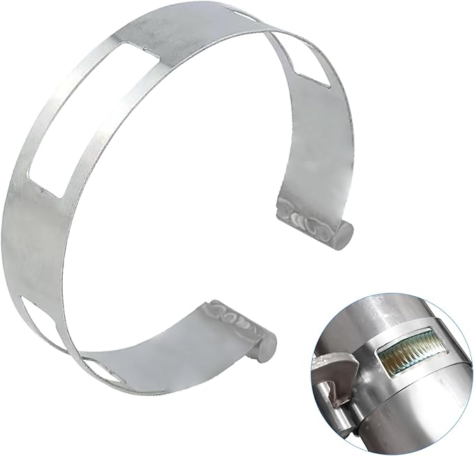 4 Inch (101.6MM) Stainless Steel Welding Tacking Band Clamp,Clamp-On Exhaust Pipe Tacking Band for Welding Fabrication