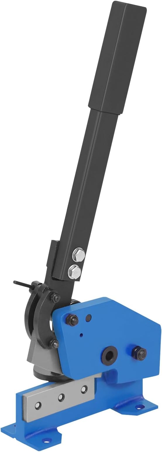VEVOR Hand Plate Shear 5",Manual Metal Cutter Cutting Thickness1/4 Inch Max,Metal Steel Frame Snip Machine Benchtop 7/16 Inch Rod,for Shear Carbon Steel Plates and Bars