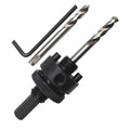 Bi-Metal Hole Saw Arbor Mandrel 3/8" Hex Shank with High Grade Pilot Drill bit