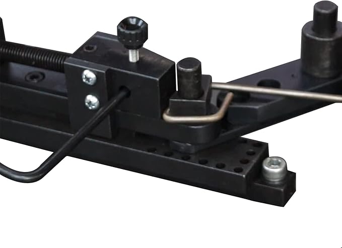 KAKA INDUSTRIAL Mini Universal Bender MUB-1 | Hardened Steel Wire and Flat Metal Bender | 5/16 inch Rod, 1x1/8 inch Flat